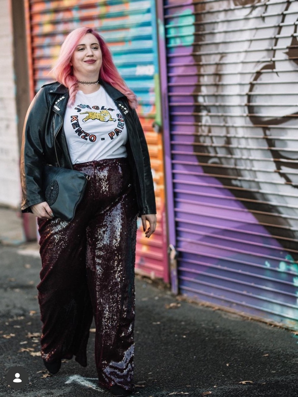 Jordyn Woods x boohoo Plus Size Women’s Sequin Wide Leg Pants
